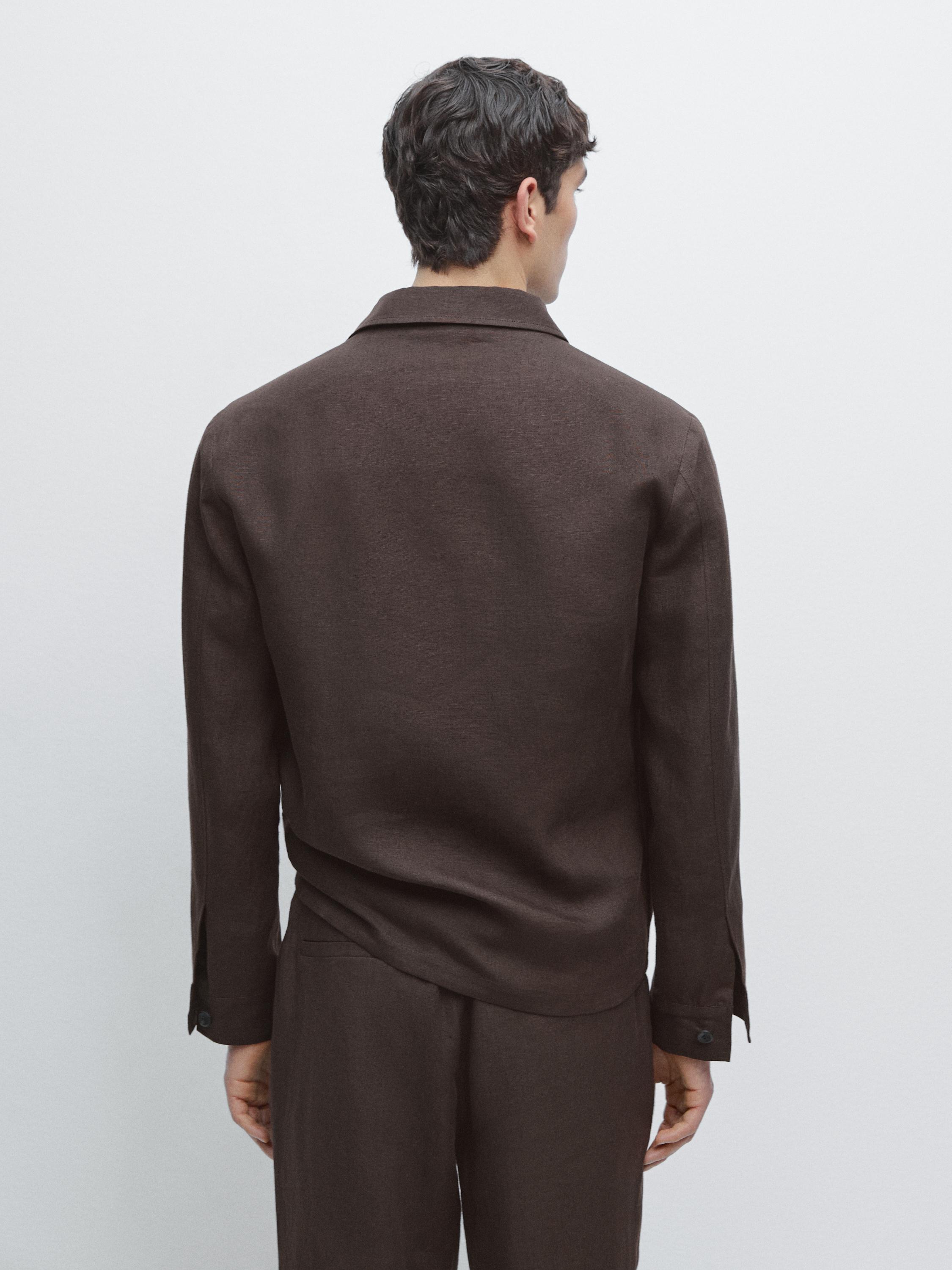 Surchemise total look en lin